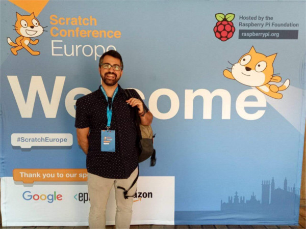 Pep Oliveras from Colectic at the Scratch Conference